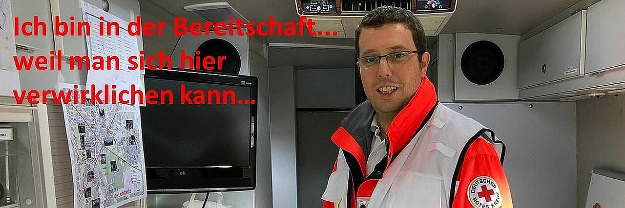 BL Martin in der mobilen Einsatzzentrale