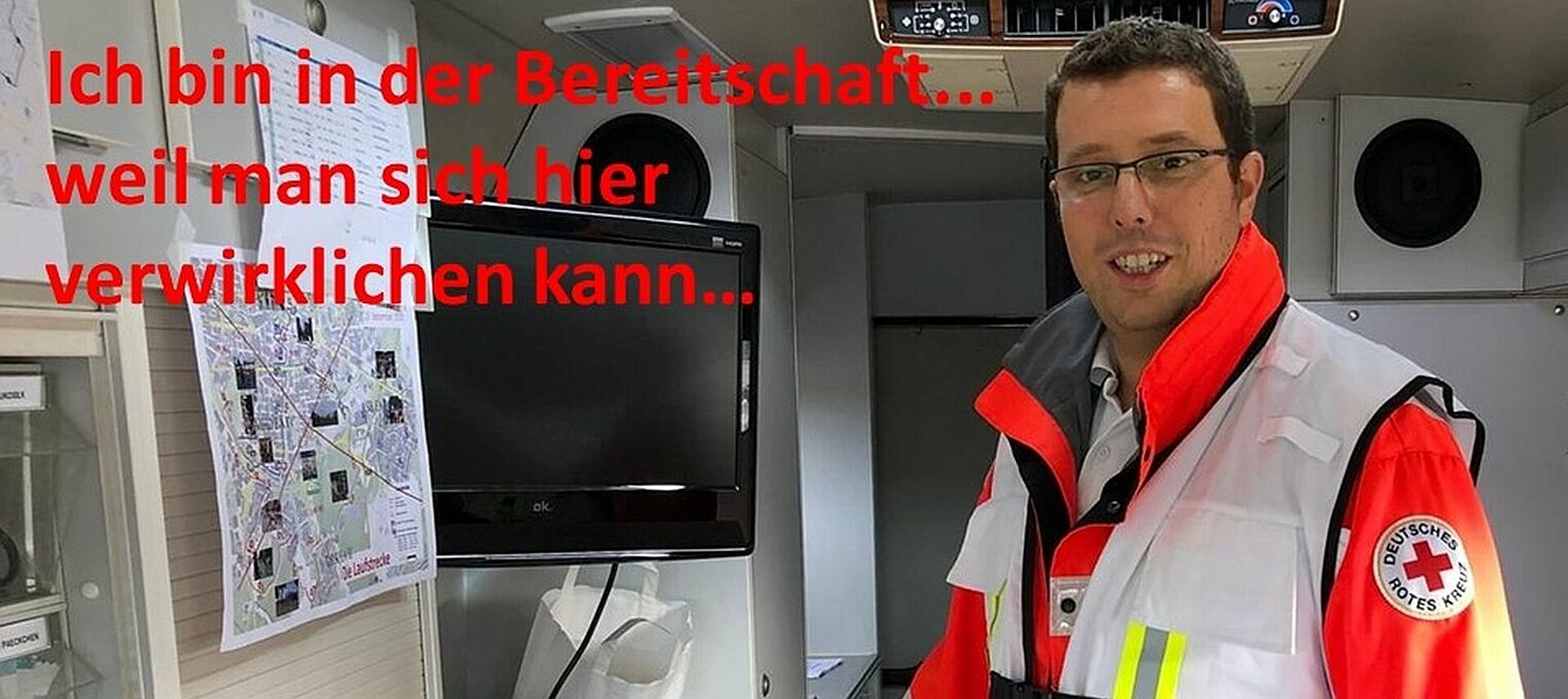 BL Martin in der mobilen Einsatzleitung